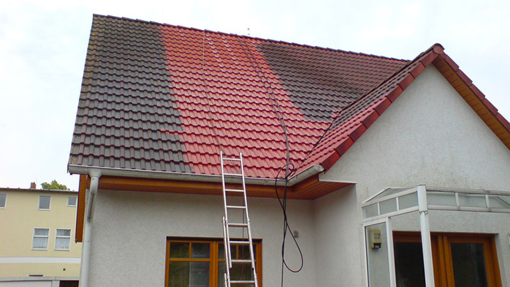 Démoussage en cours à chaville (92370) 92